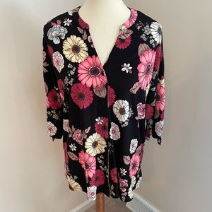 Flowered blouse